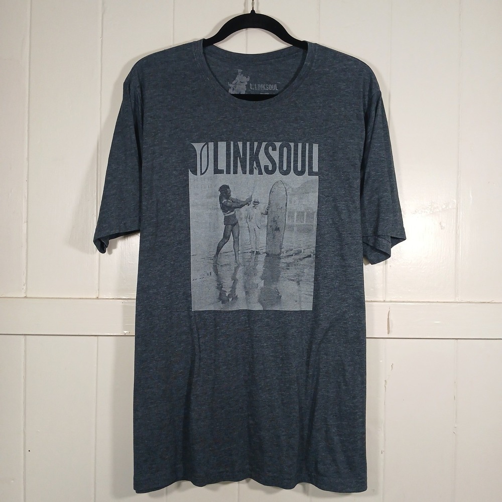 Linksoul x Duke Kahanamoku Graphic T-Shirt Mens XL Surf Golf Short Sleeve Tee
